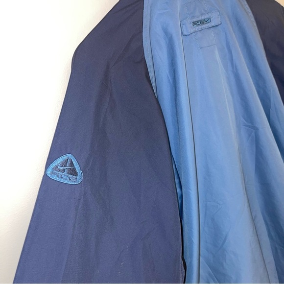 Nike ACG Outer Layer 3 Lightweight Windbreaker Vintage Jacket Blue Women’s Large - Picture 10 of 11